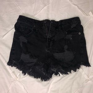 MOSSIMO Black Denim Shorts